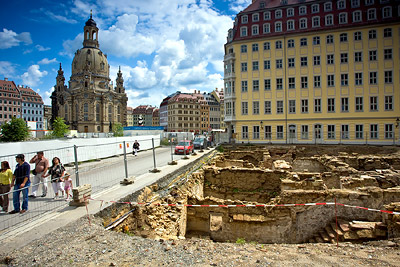 Historic Underground Basement and Frauenkirche, Dresden